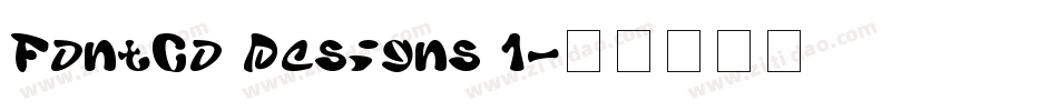 FontCo Designs 1字体转换